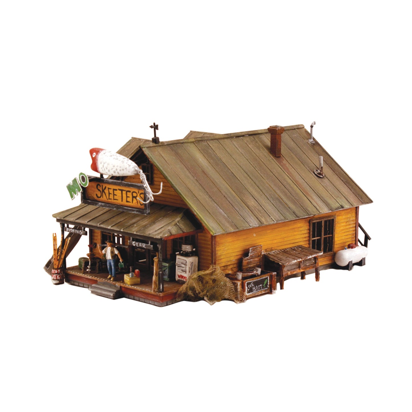 HO Built-Up Mo Skeeters' Bait & Tackle (WOOBR5047)