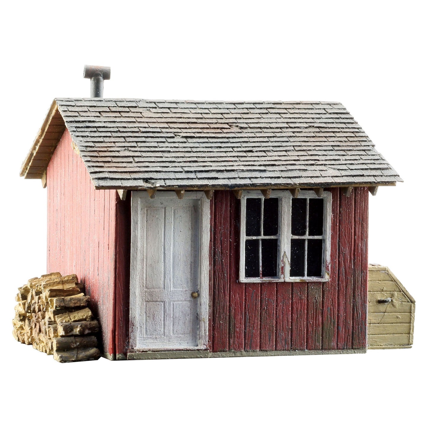 HO Built-Up Work Shed (WOOBR5057)