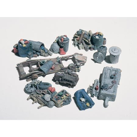 HO Assorted Junk Piles (WOOD205)