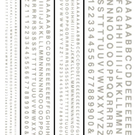 Dt507 Rr Gothic White Decals 1/1 (WOODT507)