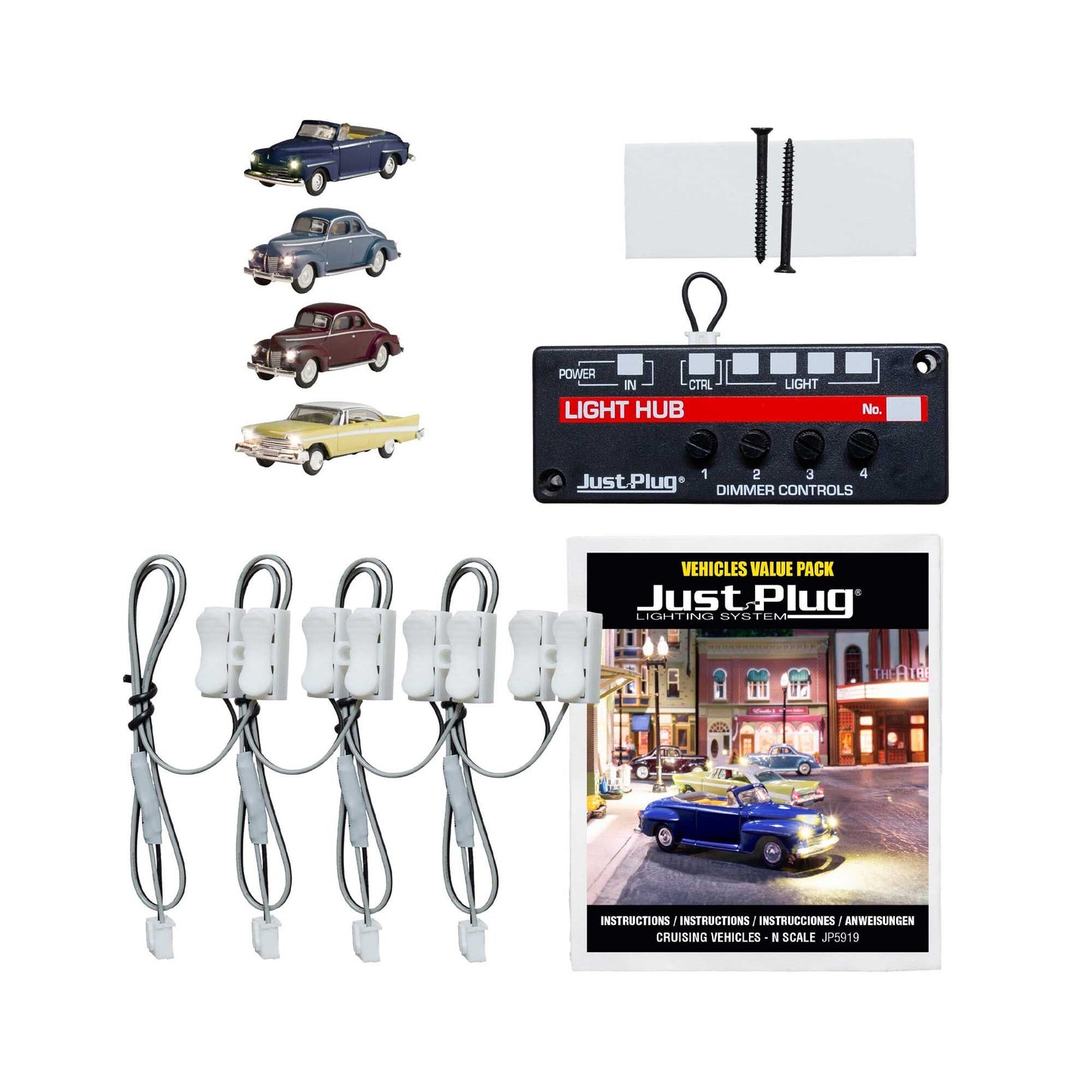 N Scale Value Pack Cruising Vehicles (WOOJP5919)