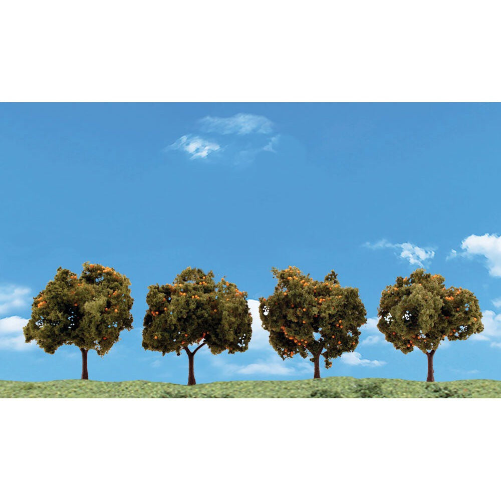 Classics Orange Trees 2-3 inch (4 pack) (WOOTR3592)