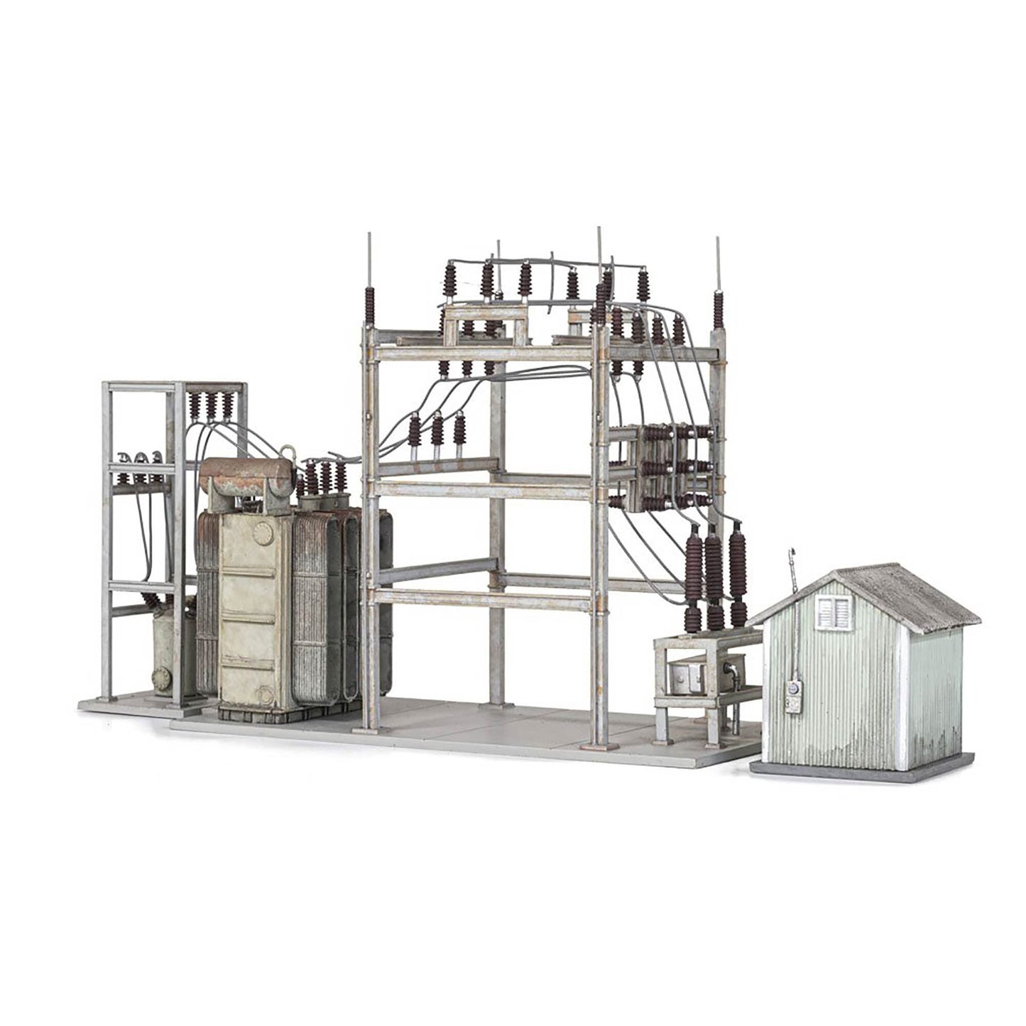 N Scale Substation for Model Railroads (WOOUS2253)
