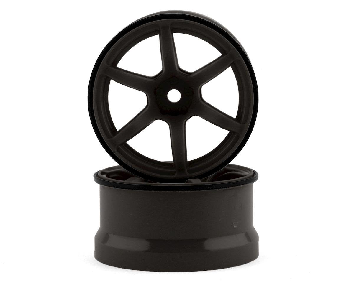 Racing Performer High Traction Titanium Wheels with 6mm Offset and 12mm Hex for RWD Drift (2) (YOKRP-6313T6A)