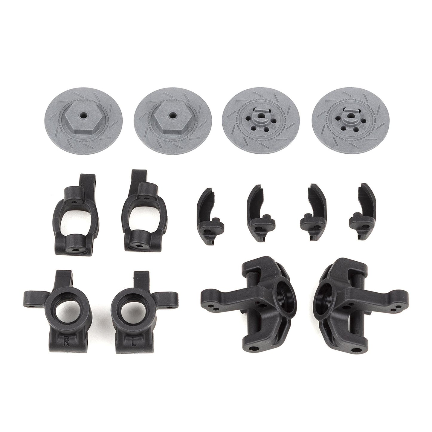 Steering and Caster Blocks Rear Hubs for Reflex 14R (ASC21575)