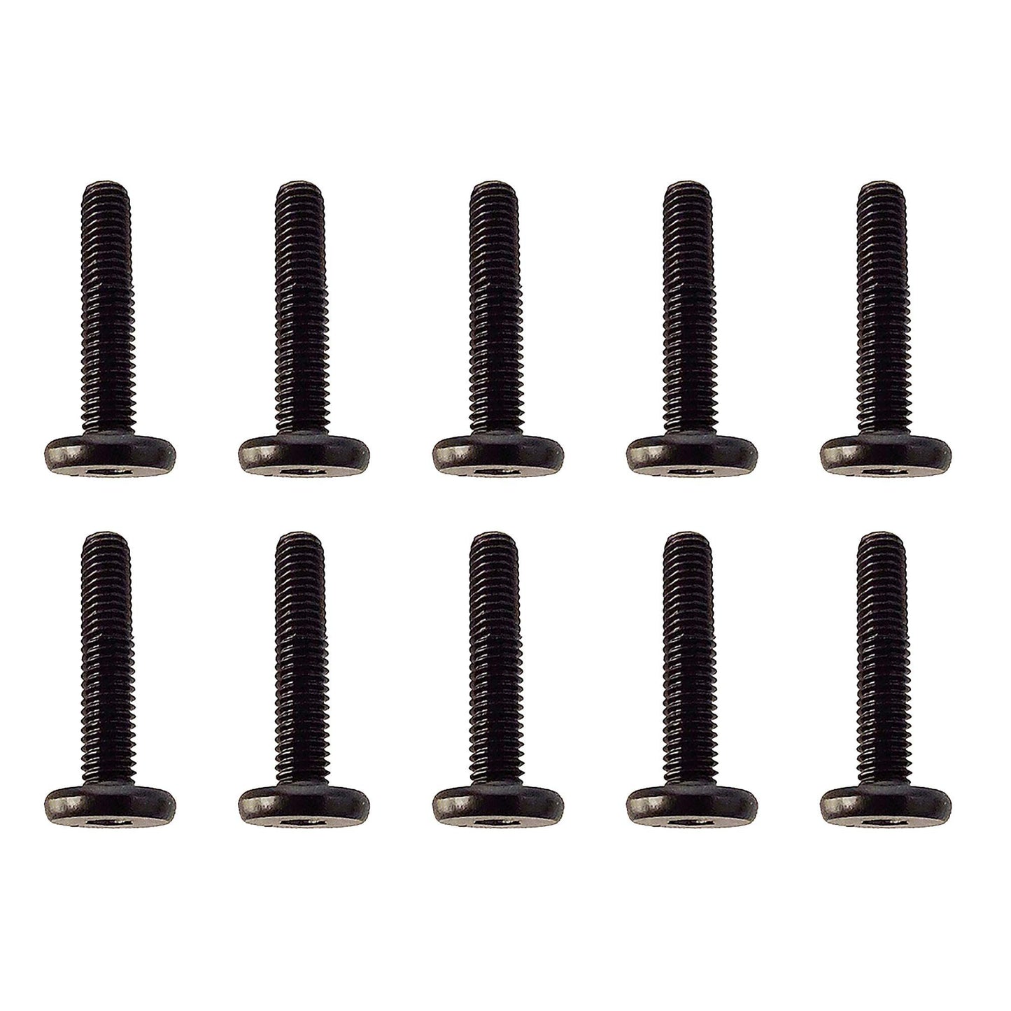 M3 x 0.5 x 16mm Black Low Profile Socket Head Cap Screws (ASC41093)