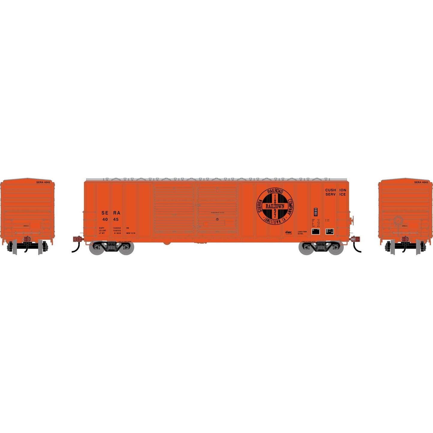 HO 50' Offset Double Door Boxcar SERA #4045 (ATH-1959)