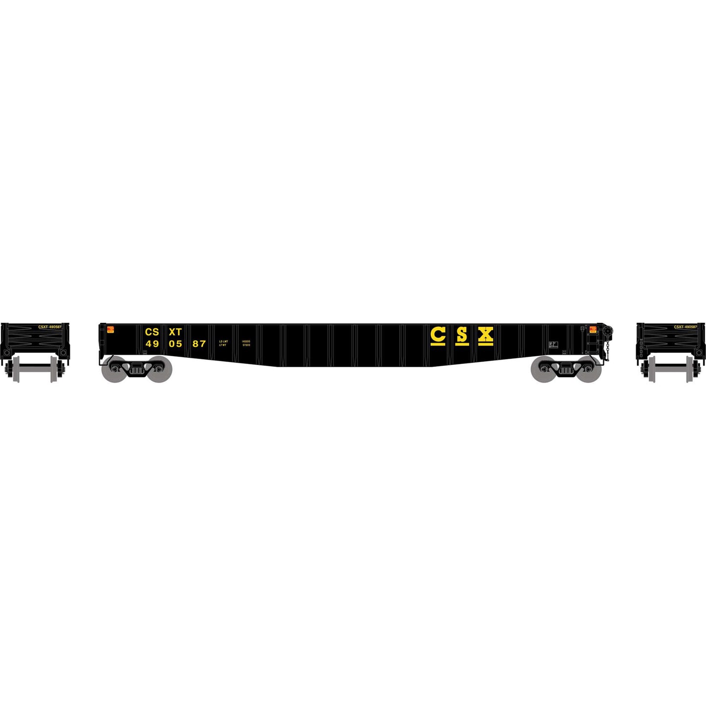 N 65' Mill Gondola CSX #490587 (ATH-2008)