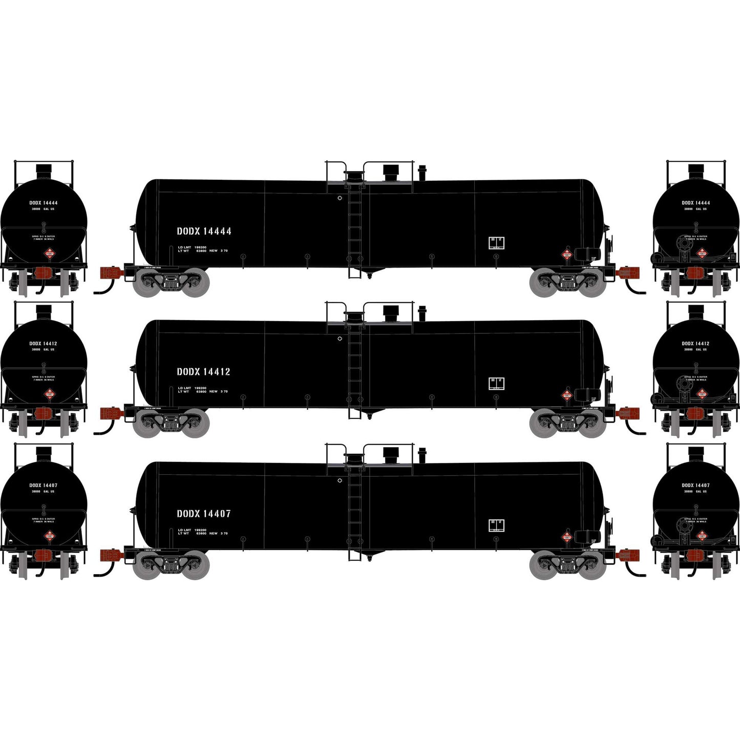 N ATH 30K Ethanol Tank Car (ATH-2422)