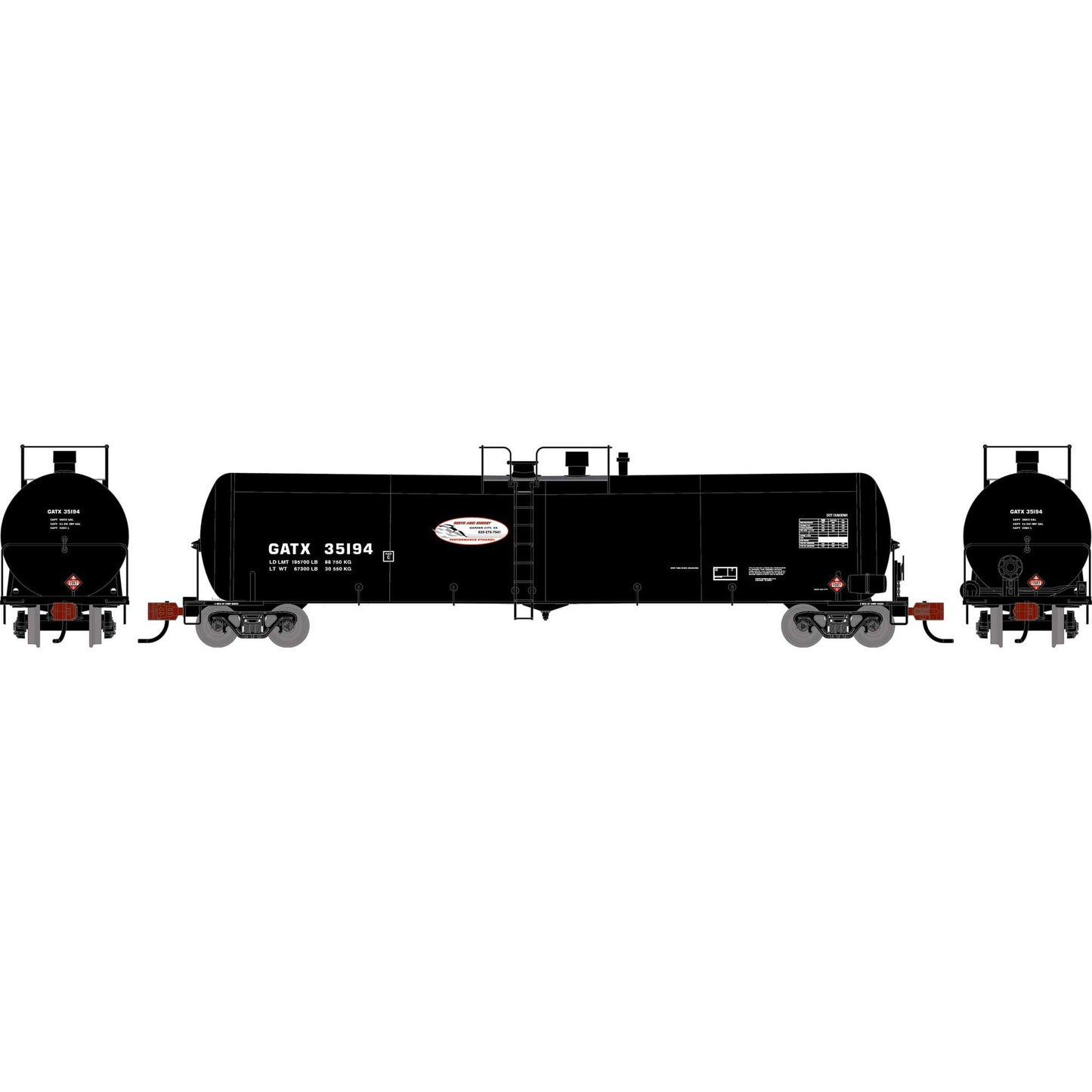 N ATH 30K Ethanol Tank Car GATX #35194 (ATH-2430)