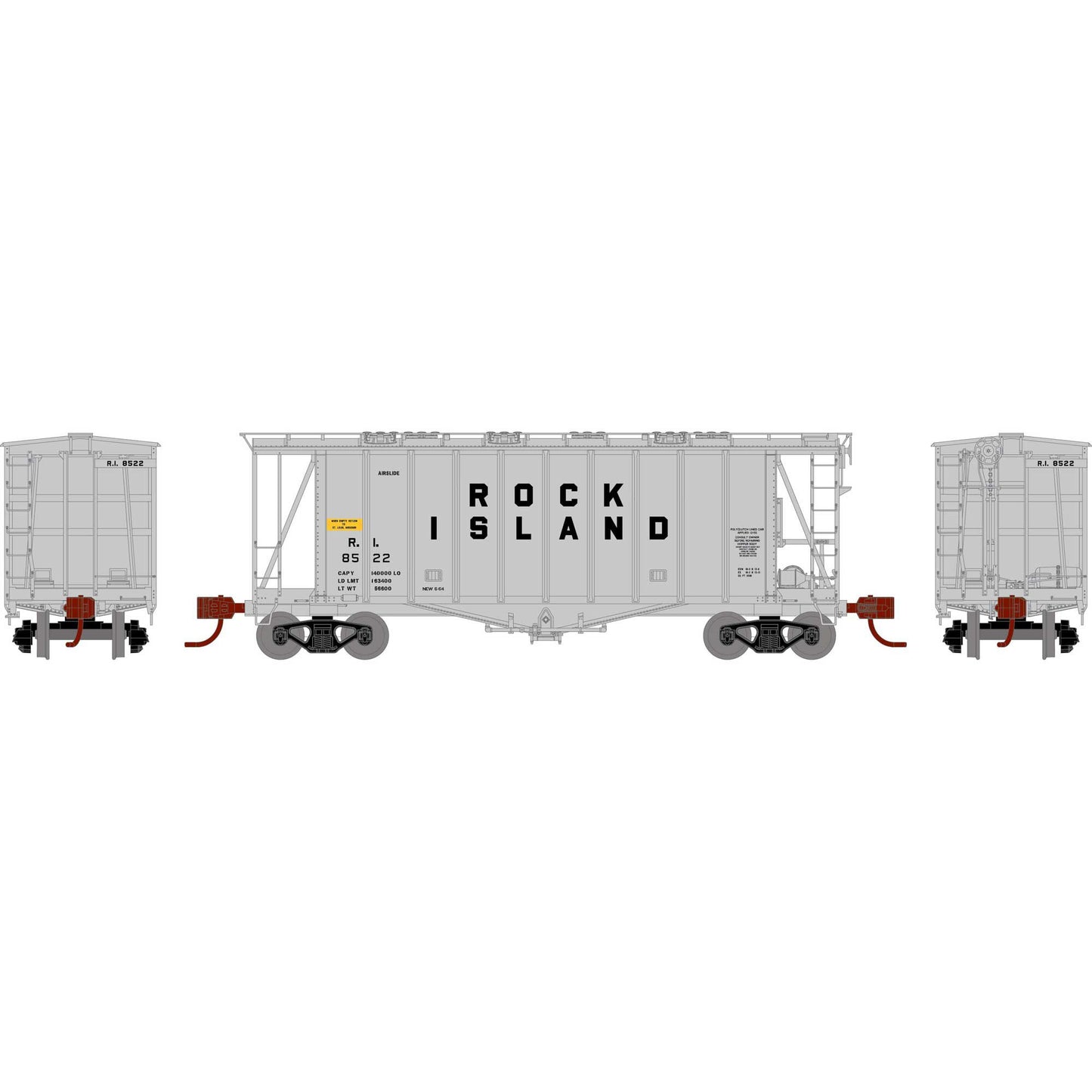 N GATC 2600 Airslide Hopper Model (ATH23882)