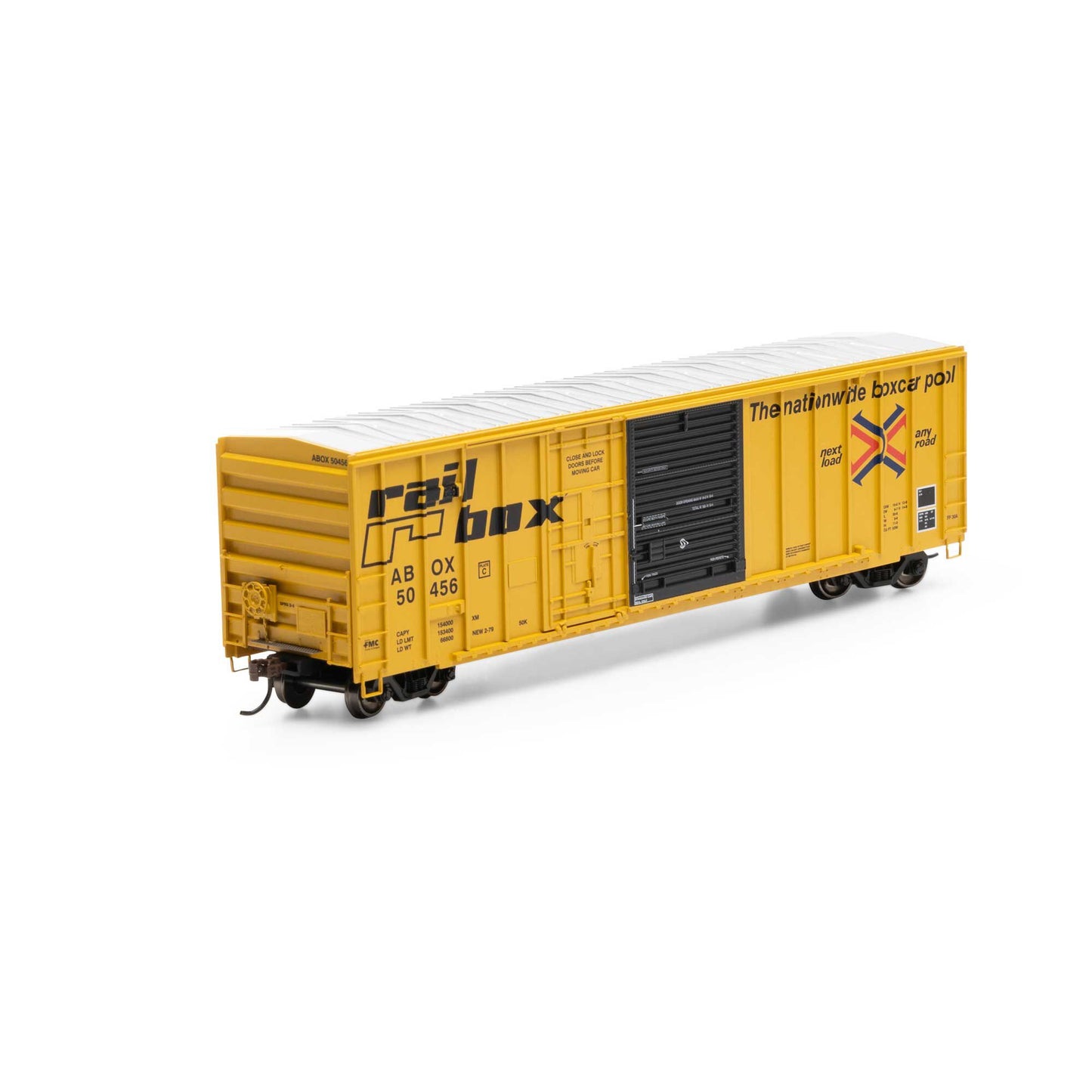 HO 50' FMC Combo Door Box Model Train Car (ATH26729)