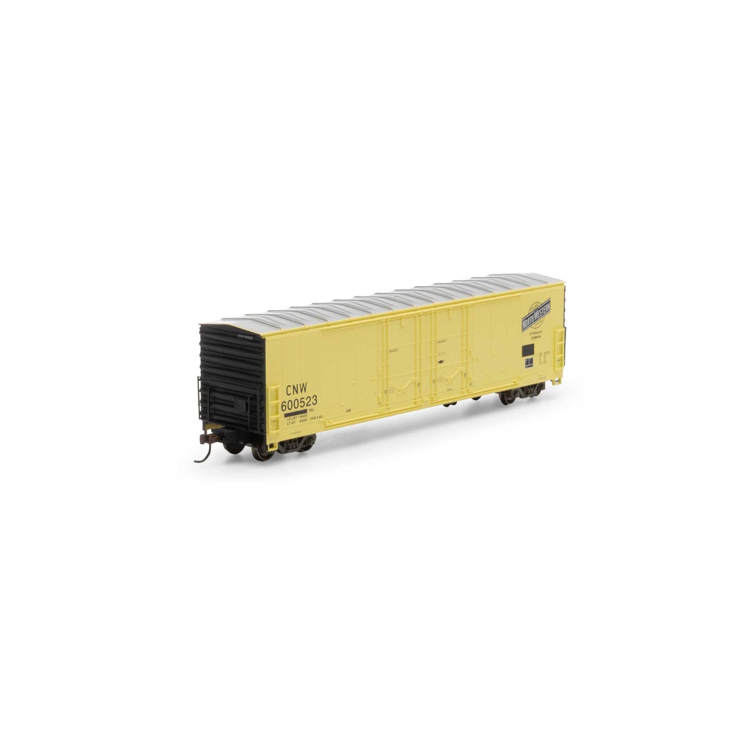 HO RTR 50' Evans DD Plug Box C&NW #600523 (ATH67945)