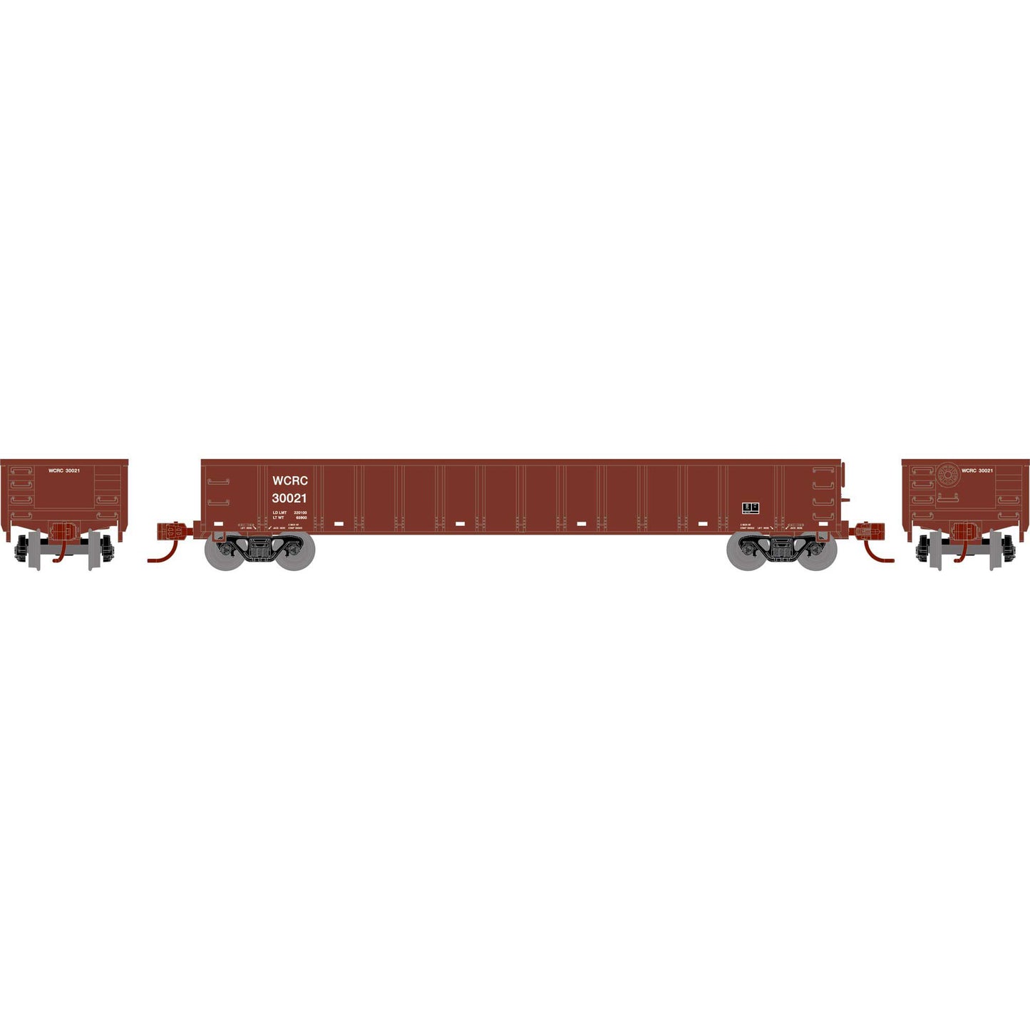 HO RTR 52' Mill Gondola Washington Central #30021 (ATH8397)