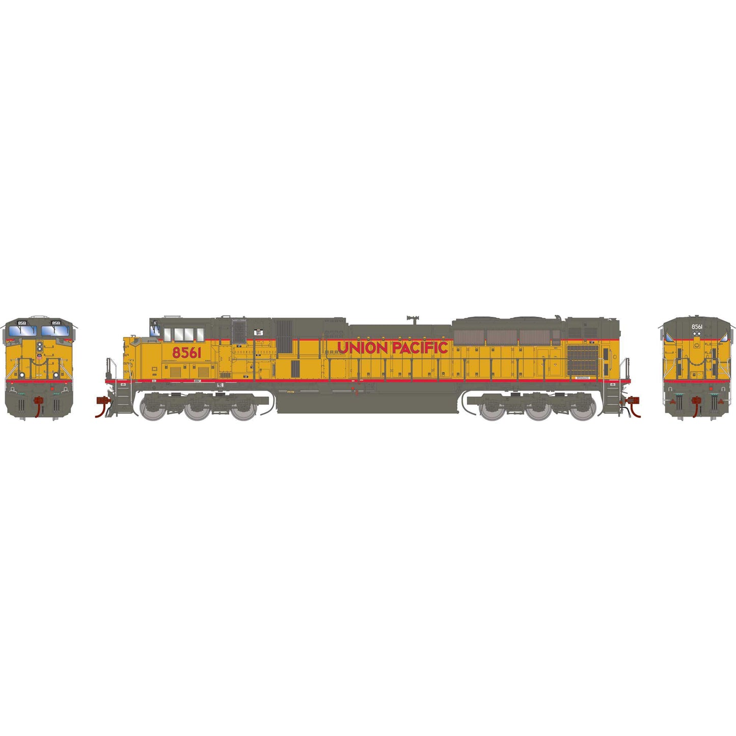 HO EMD SD90MAC-H Phase 2 Locomotive with DCC and Sound UP #8561 (ATHG-1044)