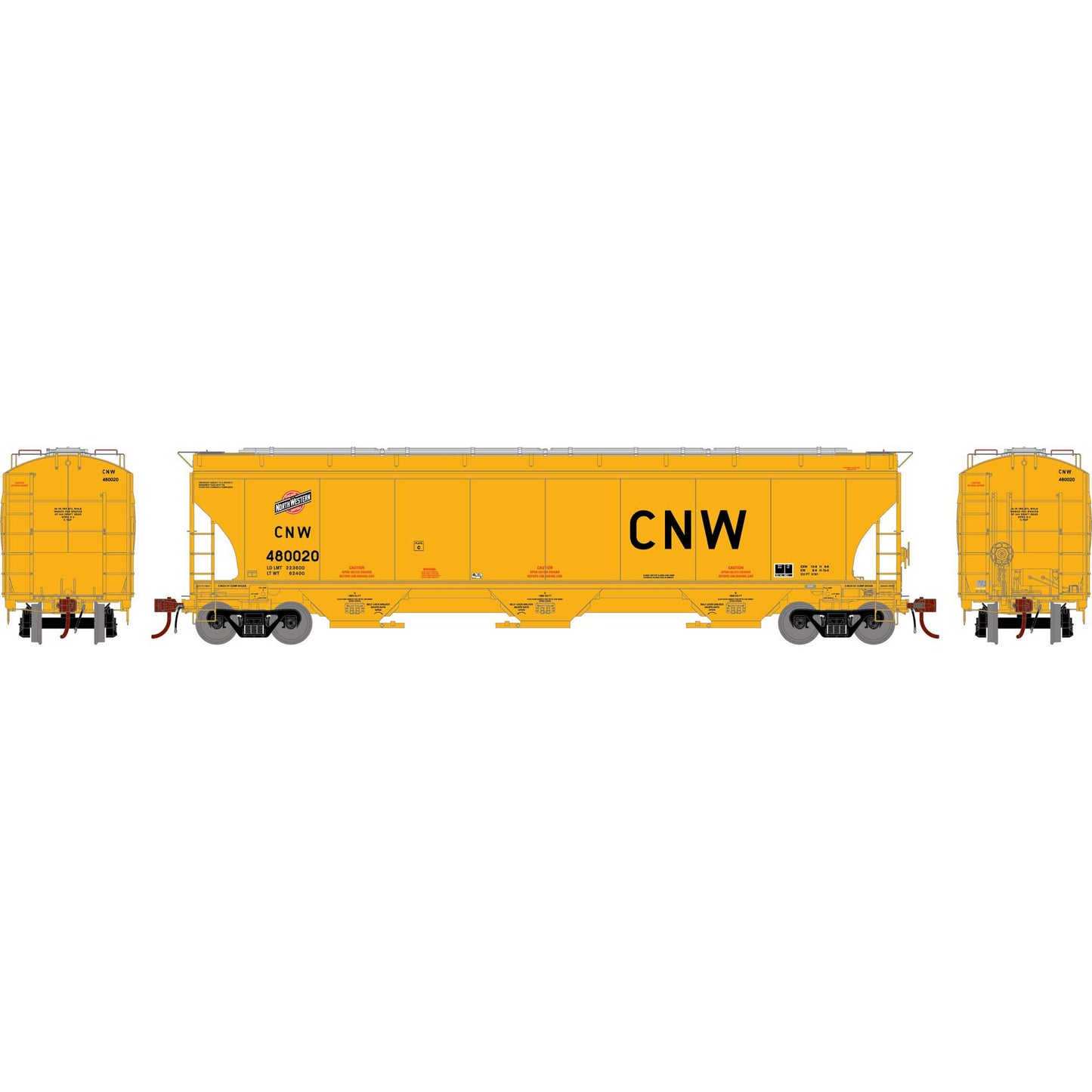 HO GEN Trinity 5161 Covered Hopper CNW Legendary Liveries #480020 (ATHG-1059)