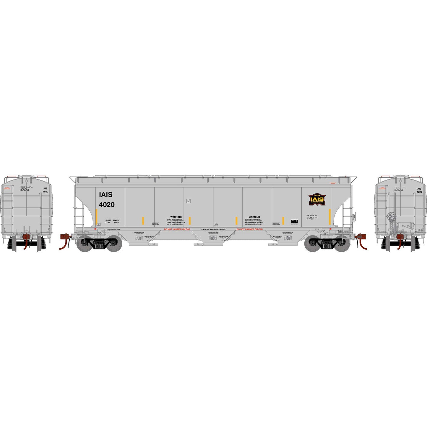 HO GEN Trinity 5161 Covered Hopper, IAIS #4020 (ATHG-1069)