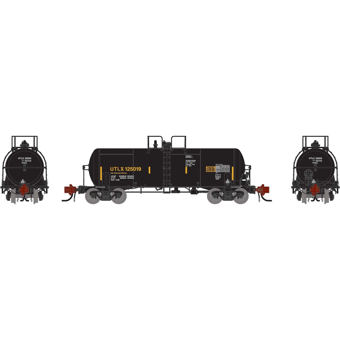 N 13K Gallon Acid Tank Car UTLX #125019 (ATHG-1469)