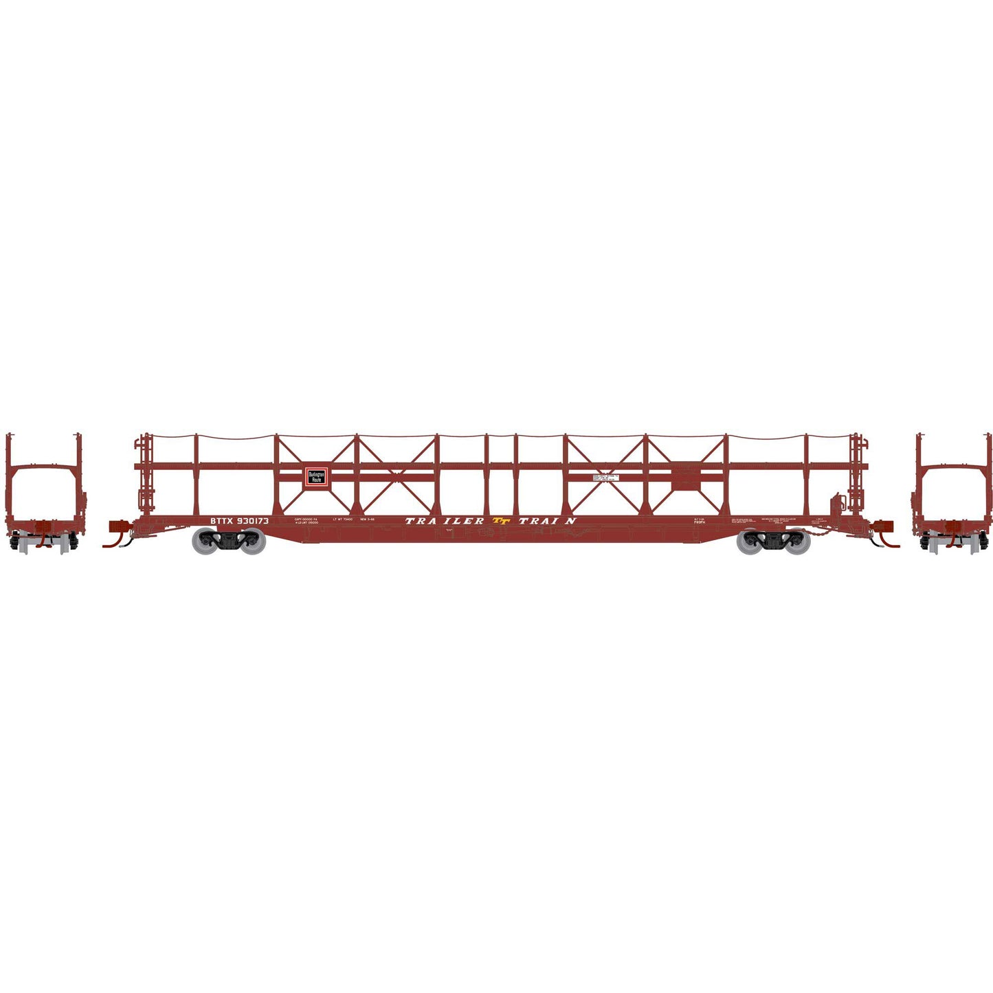 N F89F Bi-Level Auto Rack, CBQ/BTTX #930173 (ATHG-1794)