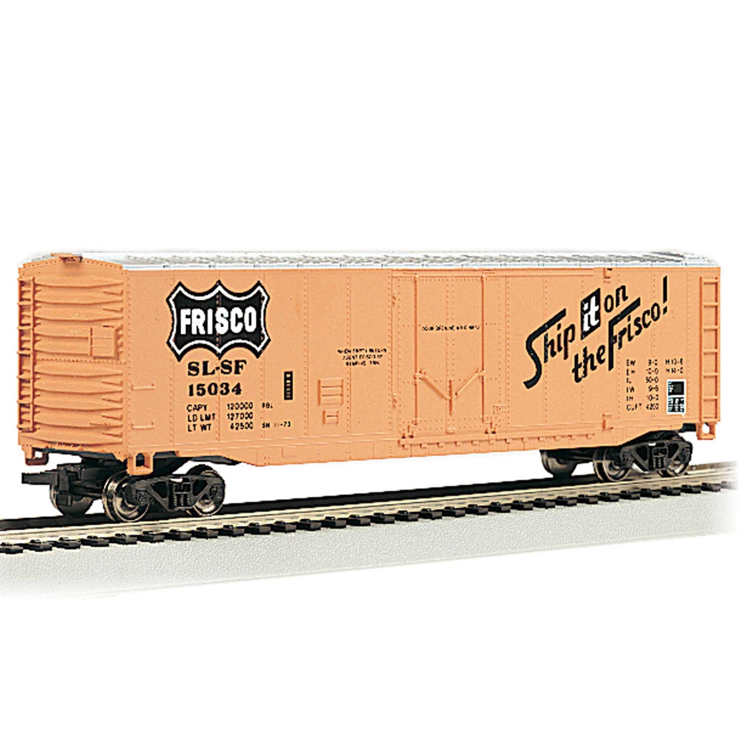 HO 50' Plug Door Box Car (Frisco) (BAC18025)