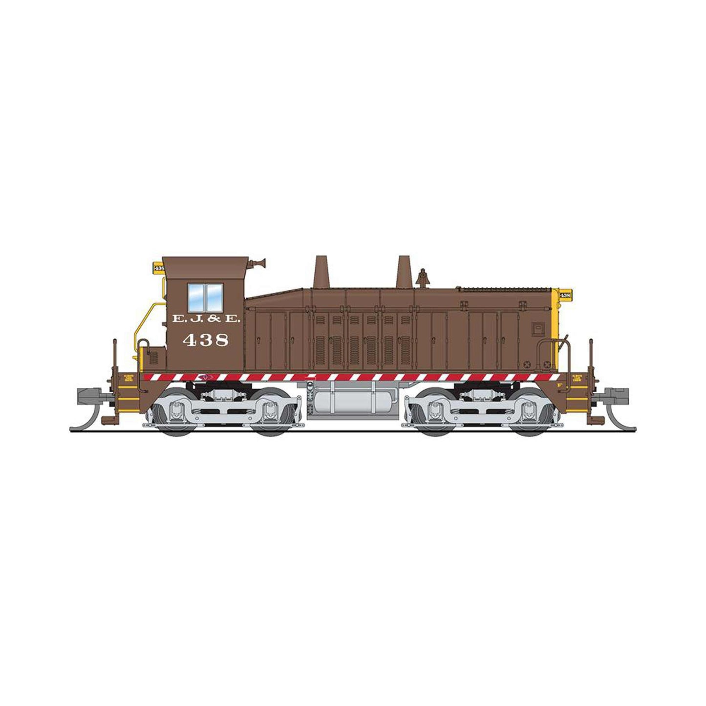 N EMD NW2 Locomotive EJ&E 440 Brown and Yellow with Paragon4 Sound (BLI7493)