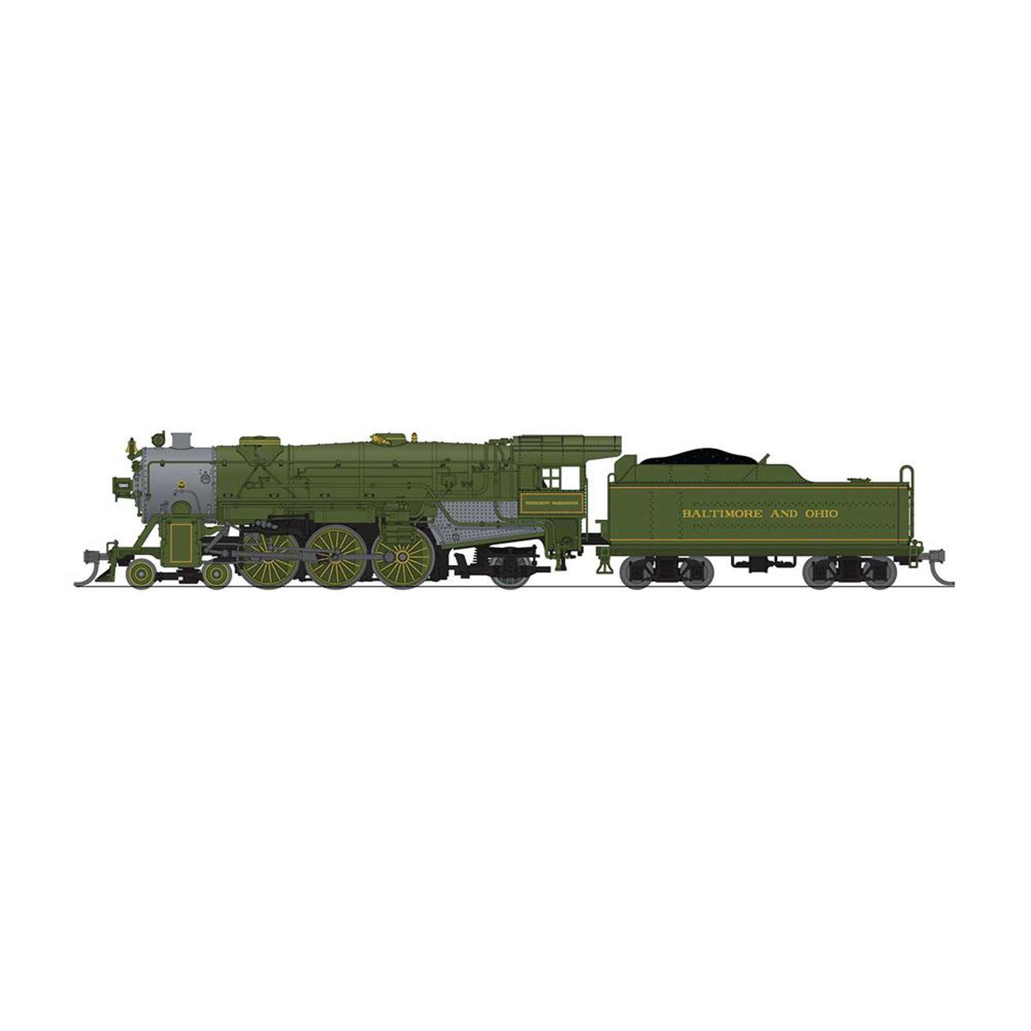 N Heavy Pacific 4-6-2 Steam Locomotive B&O 5314 President Lincoln (BLI8063)