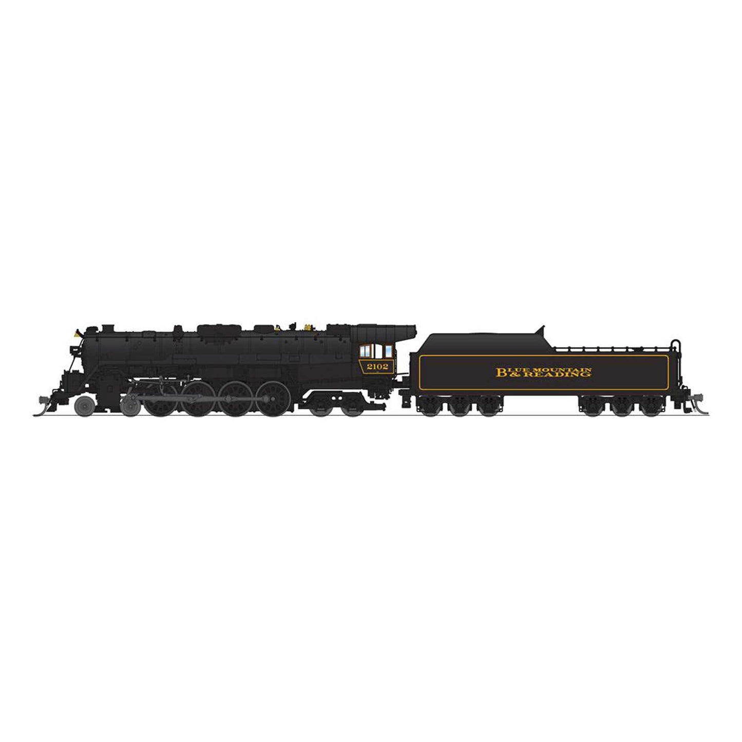 N Reading T1 4-8-4 Locomotive RBMN #2102 Blue Mountain Model (BLI8246)