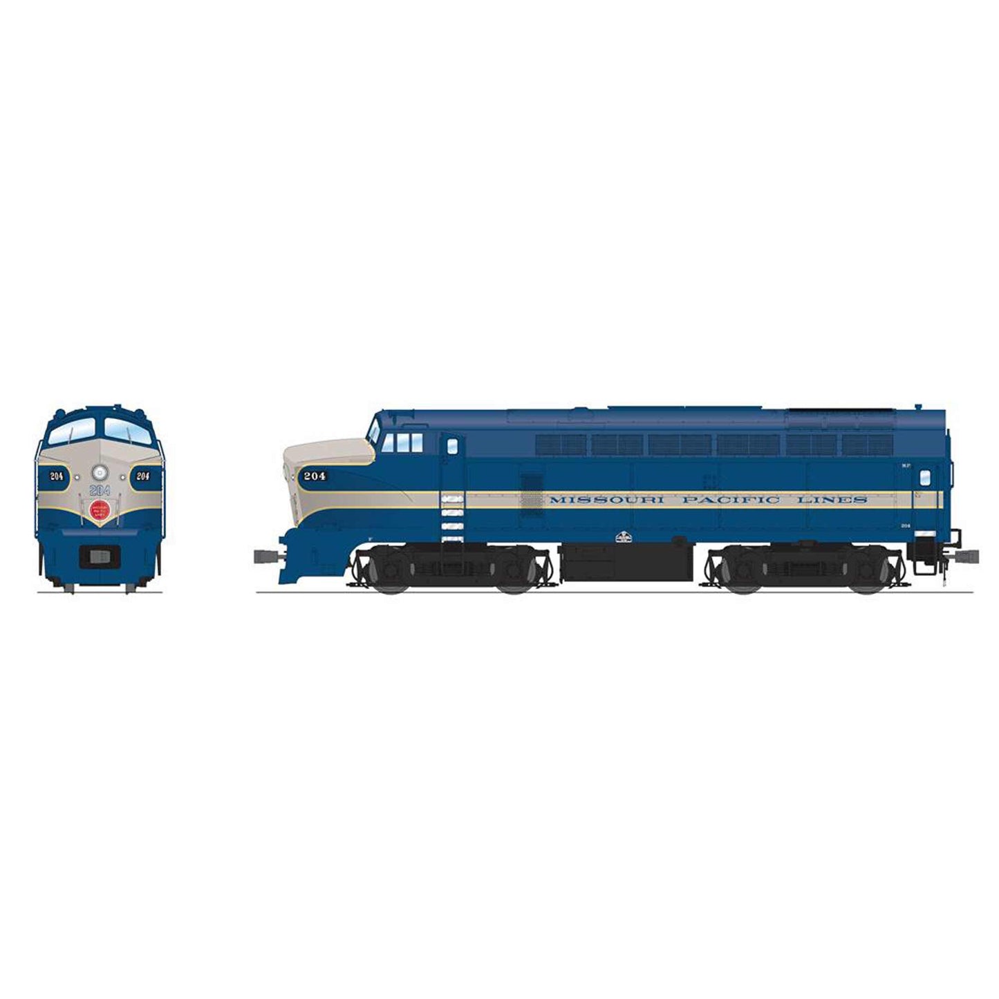 HO RF-16 Sharknose Locomotive A MP 204 Eagle Paint (BLI8286)