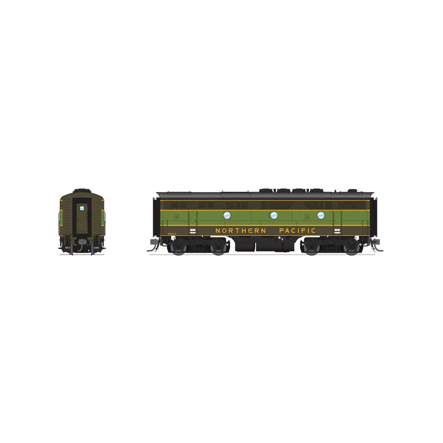 HO EMD F3B Locomotive NP 6504C Streamliner Scheme (BLI8339)