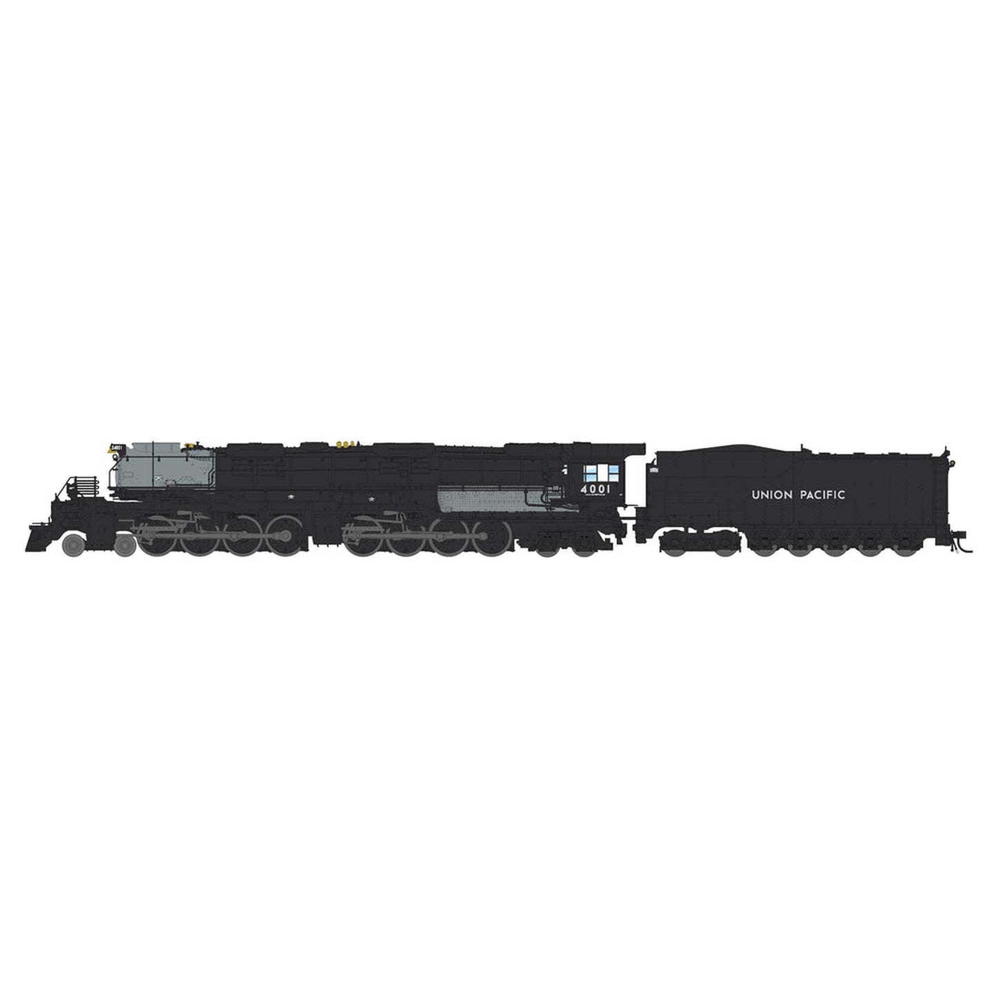 HO UP Big Boy #4001 Steam Locomotive 1941 As-Delivered with Coal Tender (BLI8350)