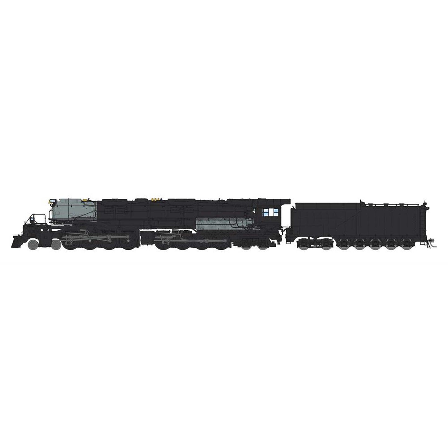HO UP Big Boy Unlettered Steam Locomotive with 1944 Wilson Coal Tender (BLI8356)