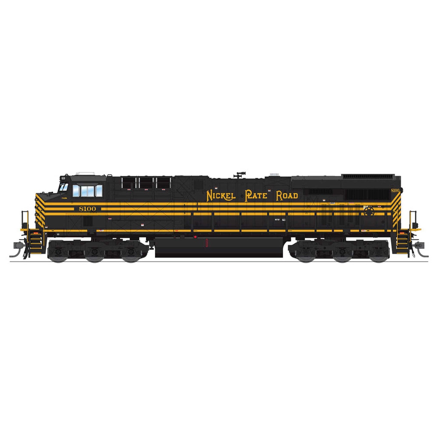 HO GE ES44AC Locomotive NS #8100 NKP Heritage Paint (BLI8562)