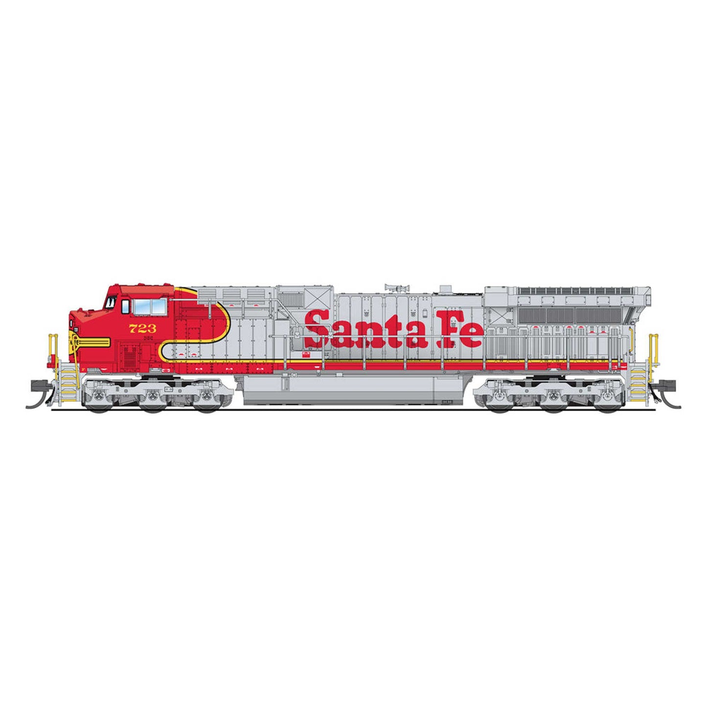 N GE AC6000 Locomotive with DCC & Sound ATSF #723 Warbonnet Fantasy Paint (BLI8586)