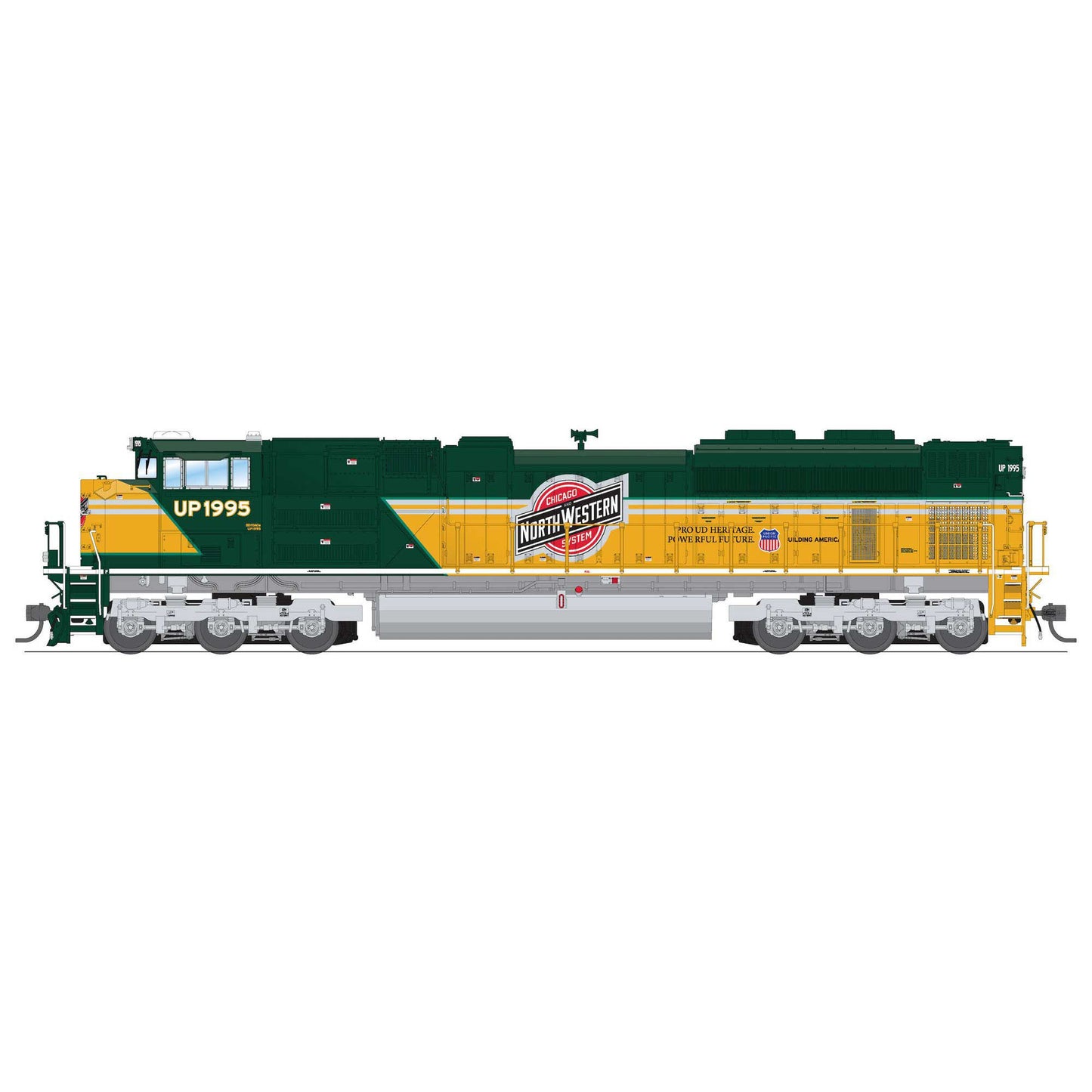 HO EMD SD70ACe Locomotive with DCC and Sound UP 1995 CNW Heritage Paint (BLI8687)