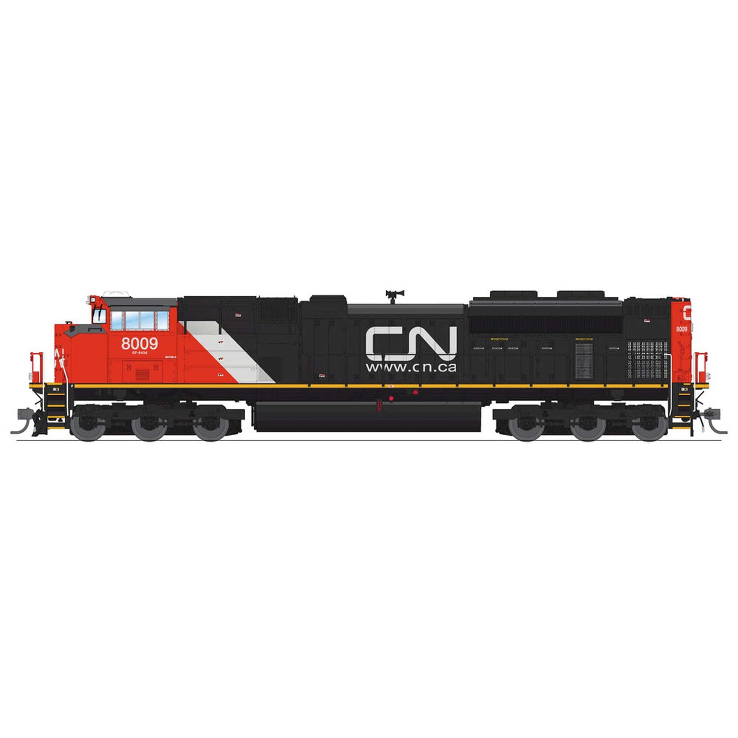 HO EMD SD70M-2 Locomotive CN 8016 Website Scheme (BLI8705)