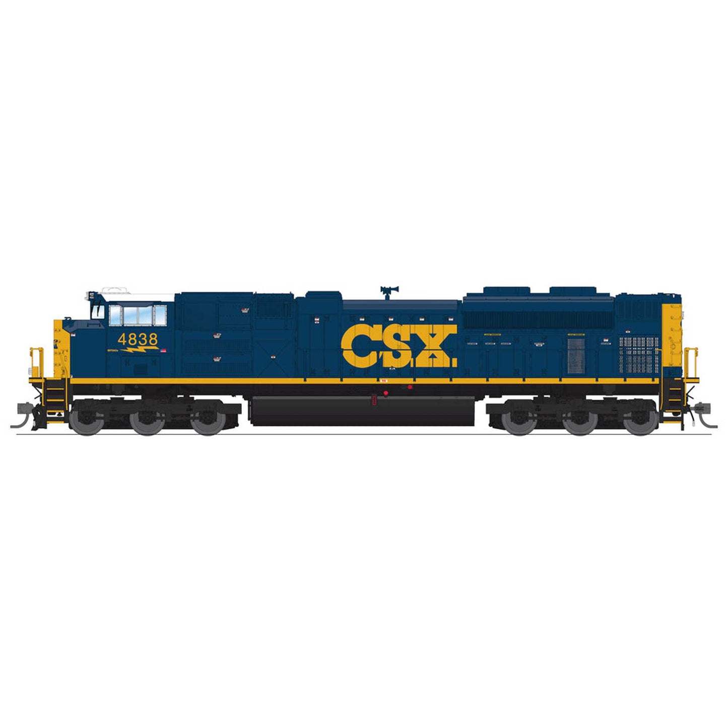 HO EMD SD70ACe Locomotive CSX 4838 YN3 Paint (BLI8706)