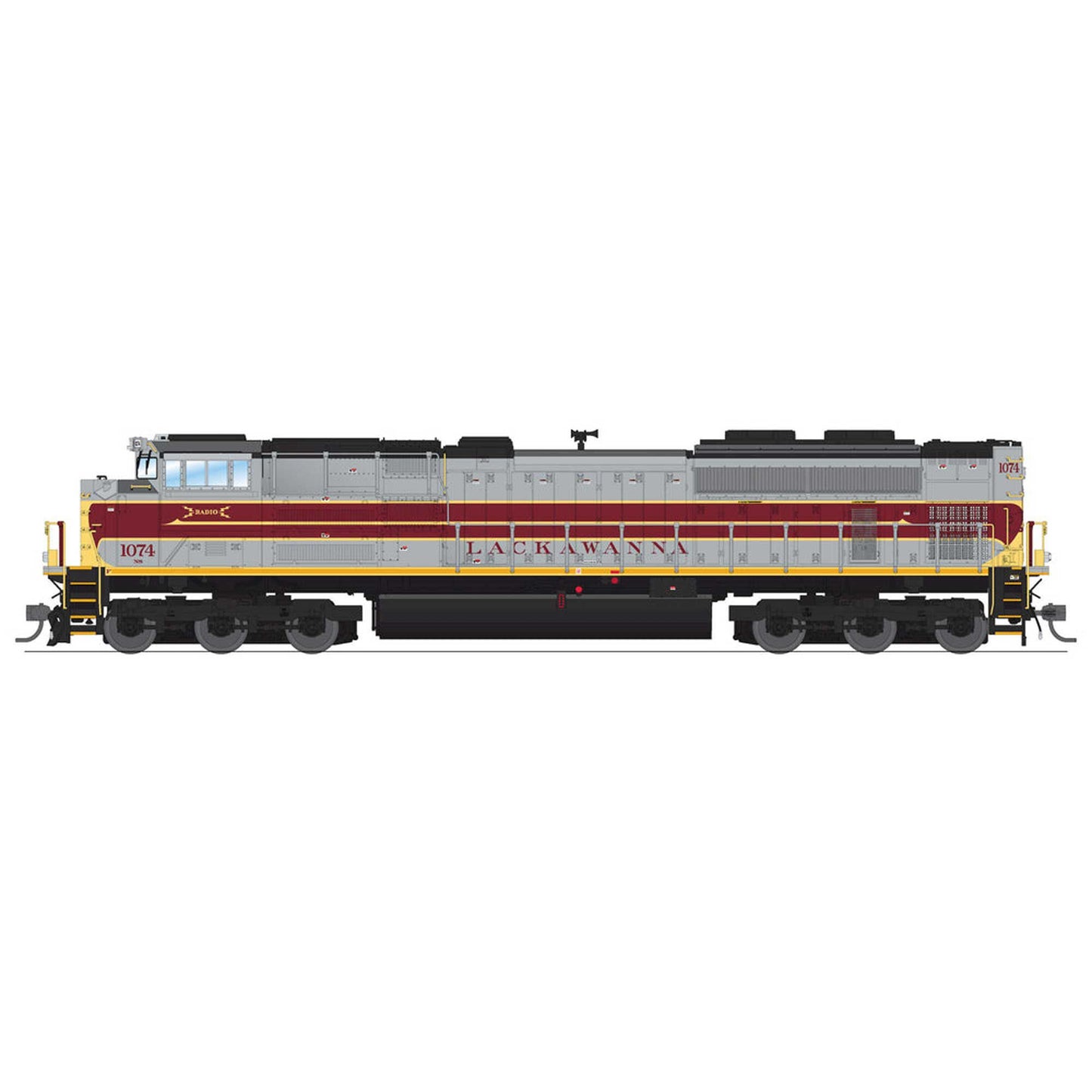 HO EMD SD70ACe Locomotive Norfolk Southern 1074 DL&W Heritage Paint (BLI8711)