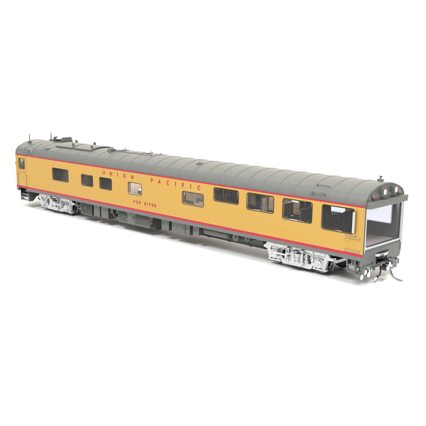 HO Union Pacific Track Inspection Car Fox River 1995 - 2006 Appearance Model (BLI9105)