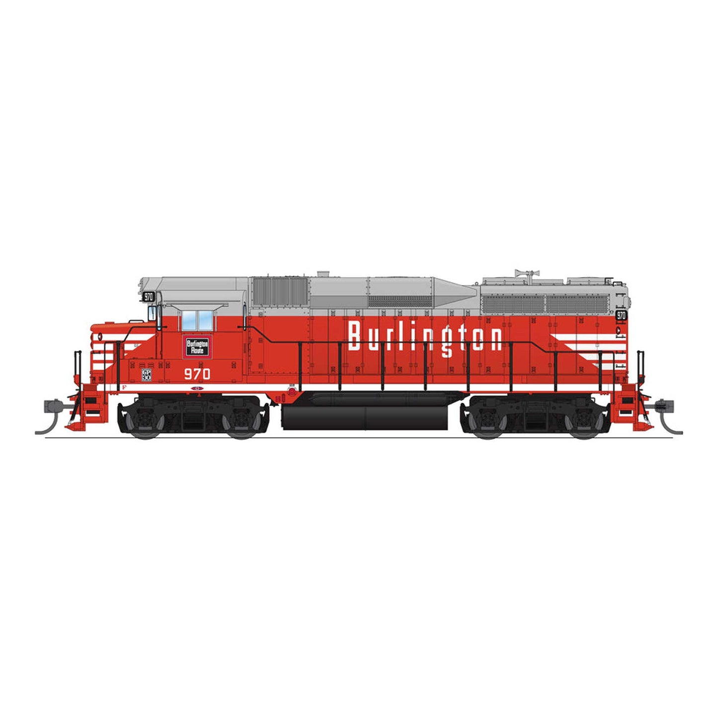 HO EMD GP30 CBQ 974 DCC-Ready Model (BLI9151)