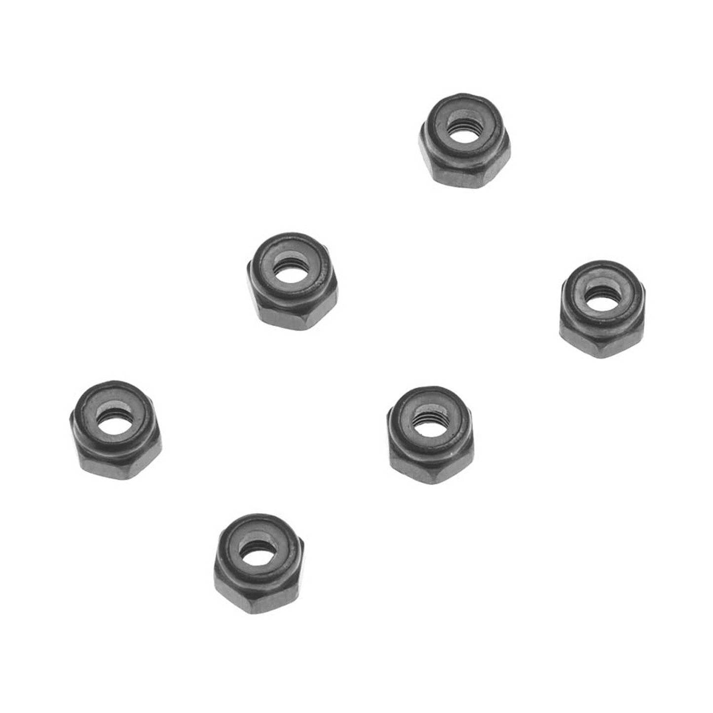 3mm Nylon Insert Steel Lock Nuts (Pack of 6) (DIDC1001)