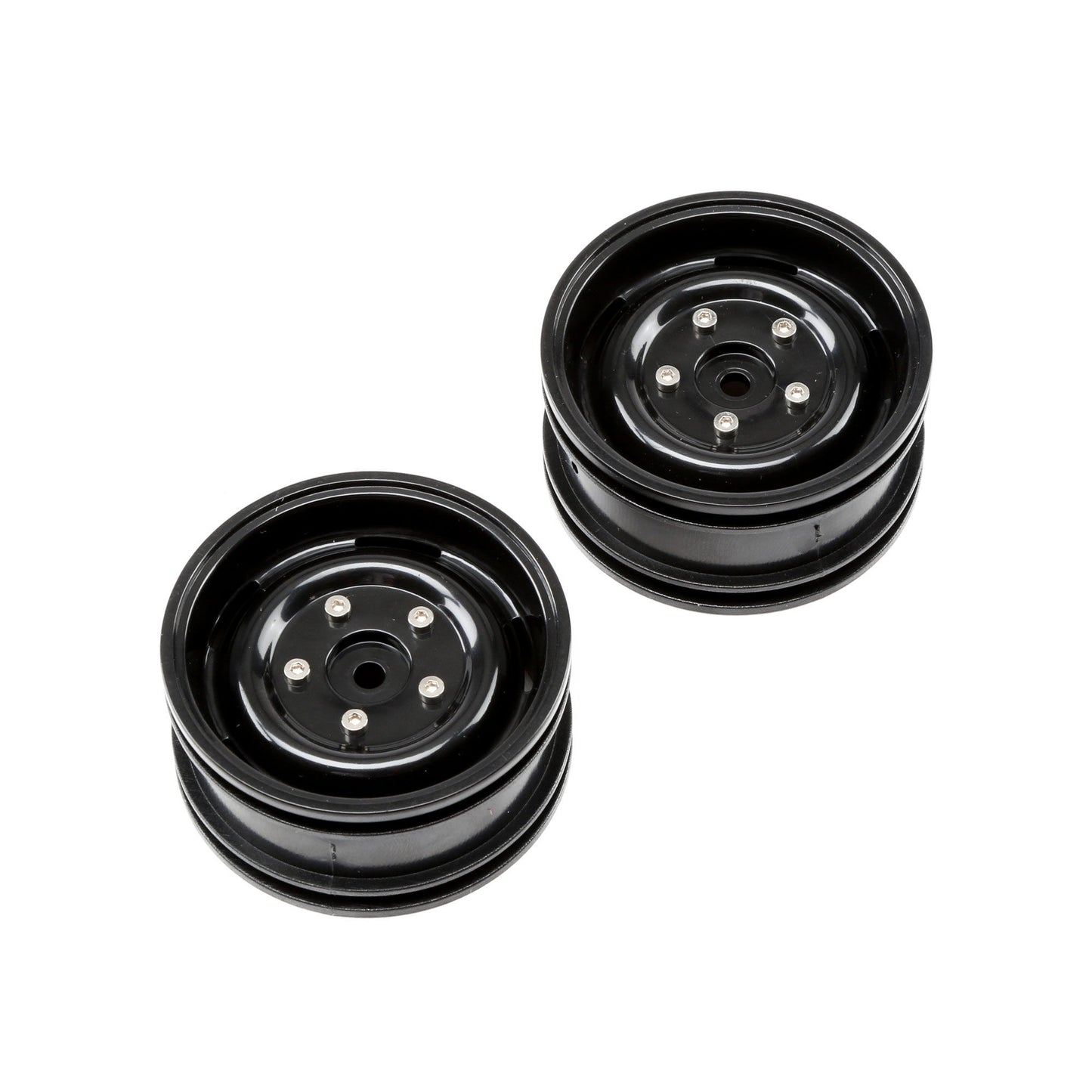 1.9 Black Wheels for 1.9 Barrage Kit and RTR (Set of 2) (ECX41004)