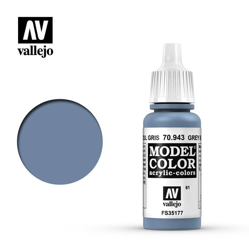 Model Color Grey Blue Acrylic Paint 18ml Bottle (VLJ70943)