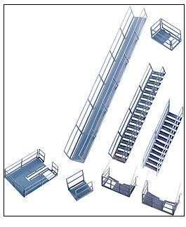 Platforms and Stairways -- Photo (933-2939)