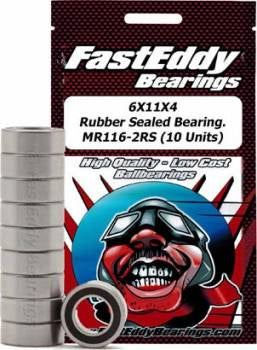 6X11X4 Rubber Sealed Bearing MR1 (TFE307)