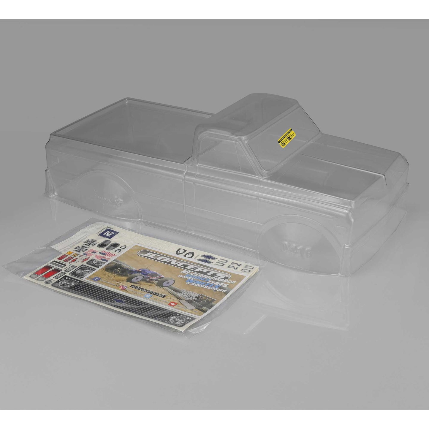 1970 Chevy C10 Clear Body for 12.3 Inch Wheelbase Trucks (JCO0416)