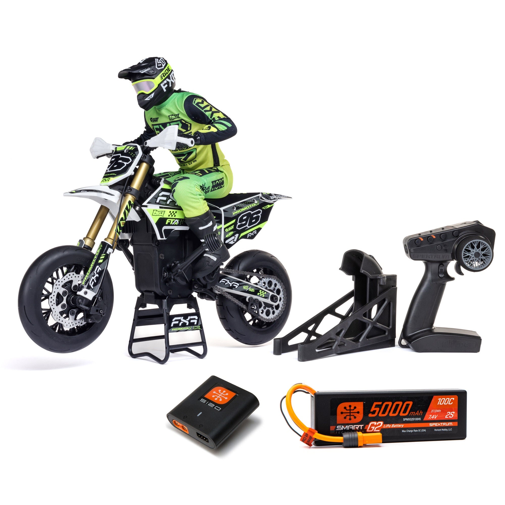 ホビーラジコン Lemon 1/4 Promoto-SM Ready to Run with Battery and Charger (FXR) (LOS