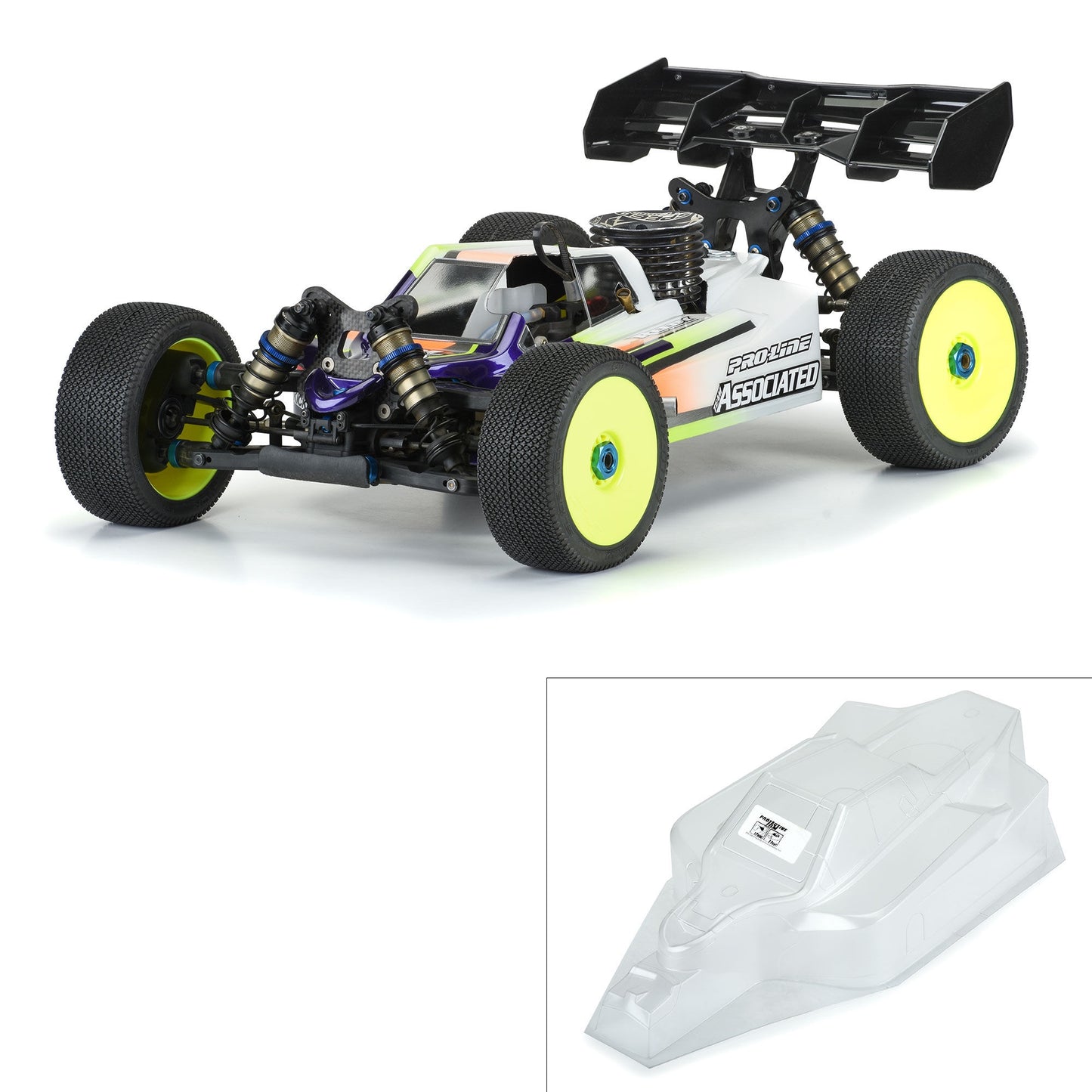 Axis Clear Body for AE RC8B3.2 and RC8B3.2e (PRO355400)