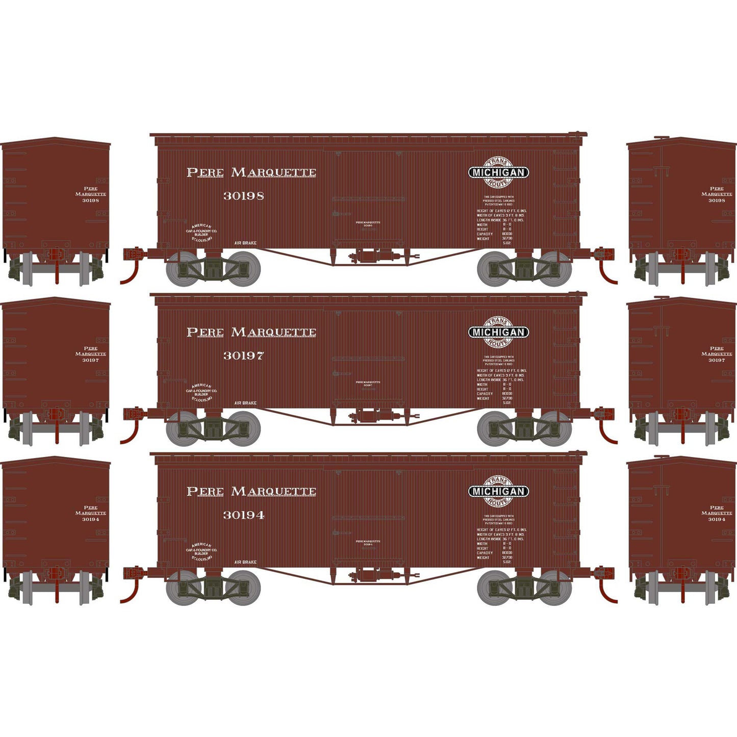 HO RND 36' Old Time Box Car Plastic Model (RND-2351)