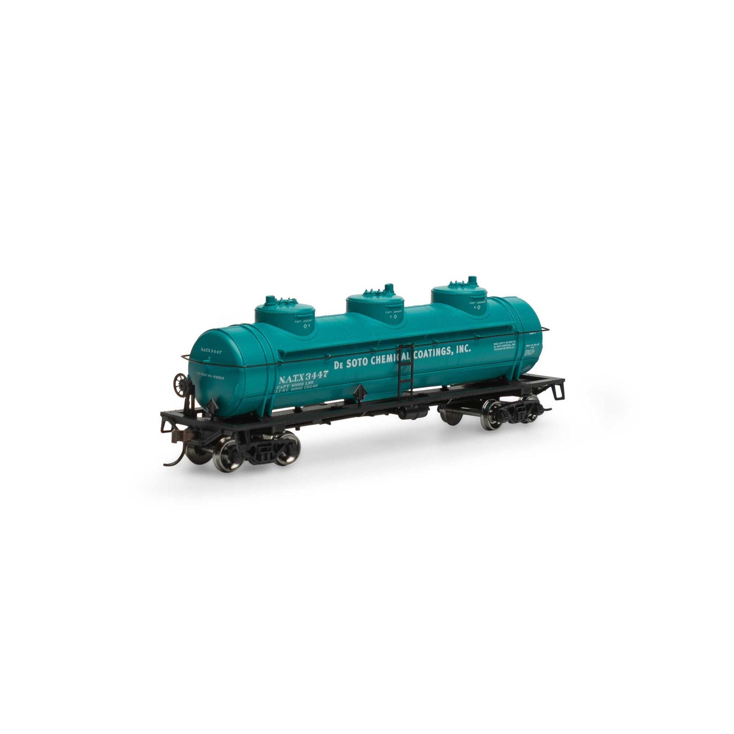 HO 3-Dome Tank Model NATX #3447 (RND3191)