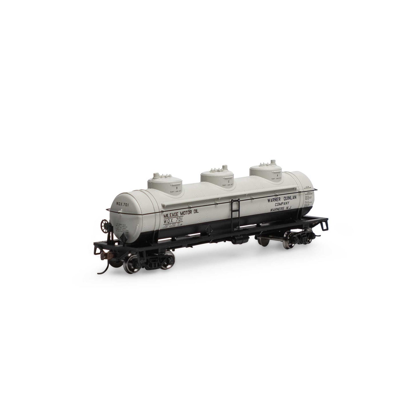 HO 3-Dome Tank WQX #701 (RND3193)